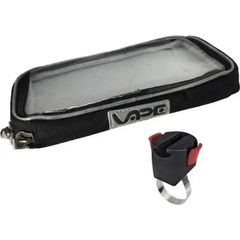 brašna na kolo VAPE Pouzdro na mobil na řidítka i představec, černá