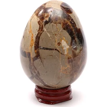 Drahý kámen Magieprirody.cz Septárie dračí vejce 71 mm 260 g + dřevěný podstavec #C29
