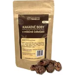 Čokoládovna Troubelice Kakaové boby v mléčné čokoládě Hmotnost: 150 g