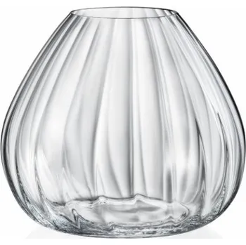 Bytová dekorace Crystalex Váza Waterfall, výška 185 mm, 1 ks