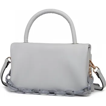 Miss Lulu dámská elegantní crossbody kabelka Zoe - šedá - 24 cm