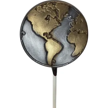 Čokoláda Chocolenka Čokoládové lízátko - Zeměkoule