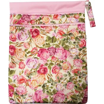 Pytel na pleny Breberky Pytel PUL dvoukomorový - Růže L