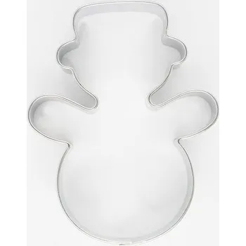 Party dekorace Cakesupplies Vykrajovačka sněhulák 6 cm