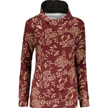 Dámská mikina Dámská funkční mikina premium ALTISPORT VOJ/ALW025MI01 VÍNOVÁ S