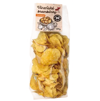 Chips Vinařské brambůrky česnekové 100g