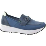 RIEKER Dámské modré mokasíny N7455-14-345 Velikost 42
