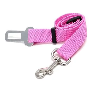 Vodítko pro psa Bezpečnostní pás pro psa / 45-70 cm x 2,5 cm Růžová