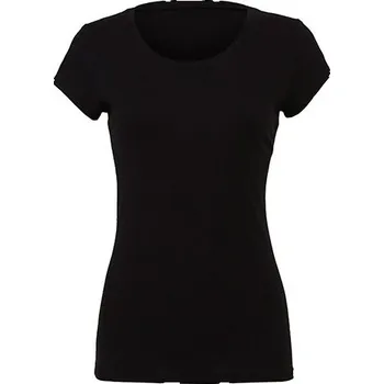 Dámské tričko Bella+Canvas Dámské lehké prodloužené tričko Bella Favorite Barva: Černá, Velikost: XL BL6004