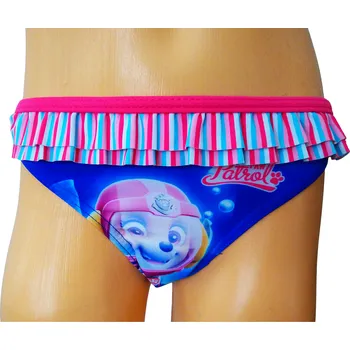 Dívčí oblečení Sun City Dívčí plavky TLAPKOVÁ PATROLA kalhotkové modré Modrá, Velikost: 116 116