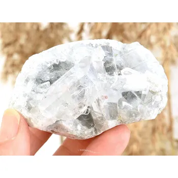 Přírodní kámen Celestýnová přírodní drúza 232g