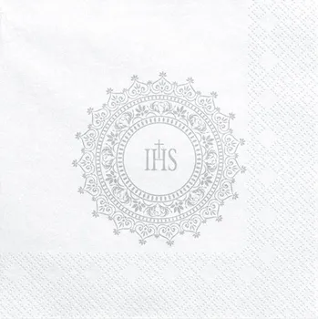 Party nádobí PartyDeco Ubrousky - První svaté přijímání