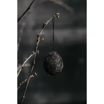 Velikonoční dekorace Velikonoční vajíčko Ullas Dark Brown 5 cm