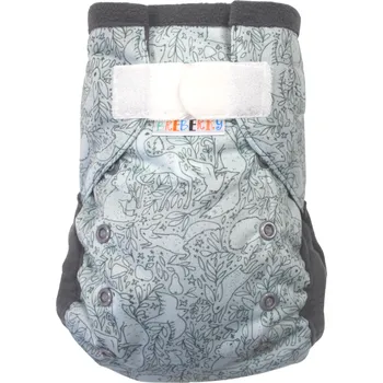 Plena Breberky Kapsová plenka (M) - Mentolová zvířátka SZ, šedý fleece