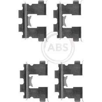 Přislušenství brzdového systému Sada příslušenství, obložení kotoučové brzdy A.B.S. ABS1163Q