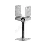 81P19 Kotevní patka s deskou šroubovací 120x120mm