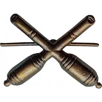 ARMÁDNÍ ORIGINÁL ČSLA Odznak rozlišovací pro dělostřelectvo ČSLA Varianta: bronzový