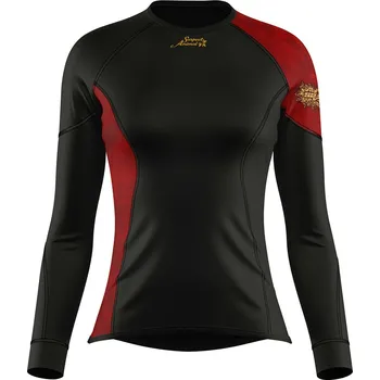 Dámské funkční triko dlouhý rukáv RED VELVET LADY černá Bamboo Ultra