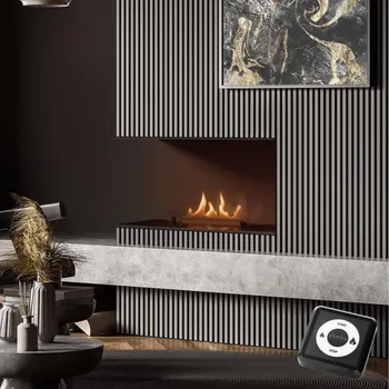 Biokrb Planika Planika Senso Fireplace BEV- Vestavěný BIO krb 56,2x75 cm 2,5kW+dálkové ovládání + záruka 3 roky