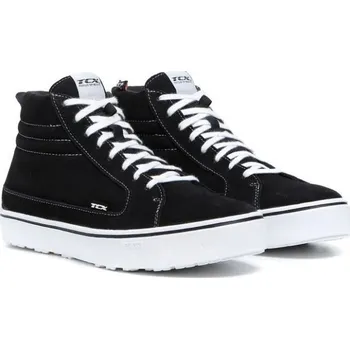 Moto obuv Boty TCX STREET 3 WP black/white Velikost: 48