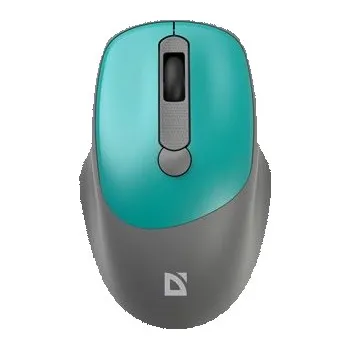 Myš bezdrátová, Defender FEAM MM-296, tyrkysová, optická, 1600DPI (52294)
