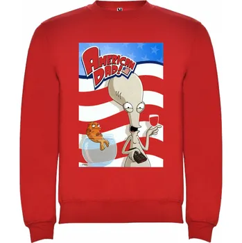 Chlapecká mikina Mikina bez kapuce Americký táta Velikost: 122/128 - 7/8let