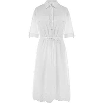 Dámské šaty BÍLÉ LETNÍ ŠATY S KRAJKOU s.Oliver