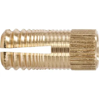 Hmoždinka Mosazná hmoždinka PA4 do dřevěných a plastových desek