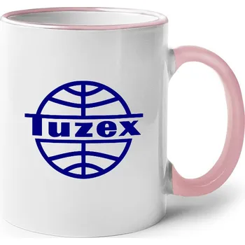 Keramický hrnek Tuzex, Barva Růžová, Velikost 330 ml, Canvas Keramický hrnek s barevným uchem Bezvatriko.cz 0436