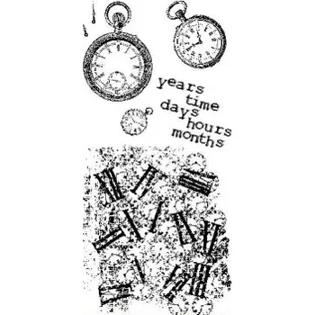 Dětské razítko Razítka gelová - Years time, days, hours, months