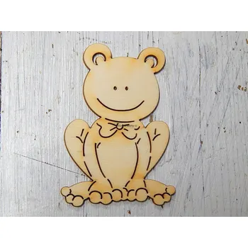 Překližka Výřez z překližky, Z133-OP10330, ŽABIČKA, 8,5x5,8cm, 1ks