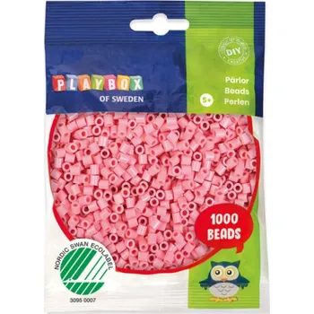 zažehlovací korálek Zažehlovací korálky pastelové, 1000ks - růžové