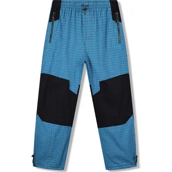 Pánské plátěné kalhoty - KUGO FK7611, tyrkysová Barva: Tyrkysová, Velikost: XL