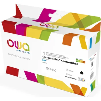 OWA ARMOR ink kompatibilní s HP M0K02AE, černá/black, 991X K20798OW
