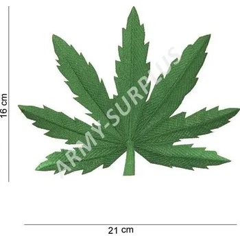 Nášivka 101. INC Nášivka Weed (cannabis, leaf, ganja, marihuana) - velká