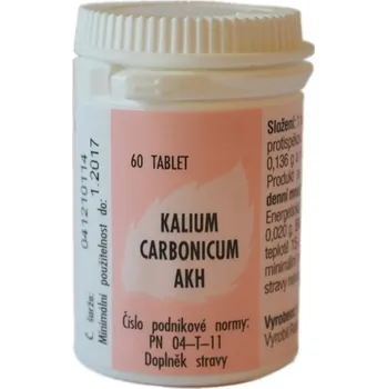 Homeopatikum AKH Kalium carbonicum 60 tbl.