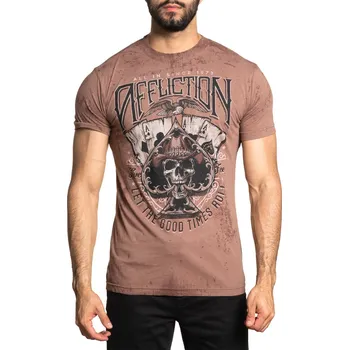 Pánské tričko tričko hardcore pánské - ALL IN - AFFLICTION - A26258-ANT - L