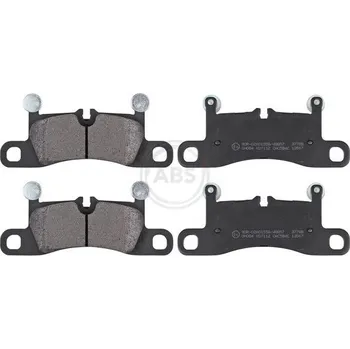 Brzdová destička Sada brzdových destiček, kotoučová brzda A.B.S. ABS37788