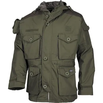 Pánská parka MFH Bunda (parka) Commando Smock oliv ripstop Vyberte velikost: M