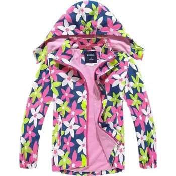 Dívčí bunda Dívčí šusťáková bunda Kugo s fleece, vel. 98/104