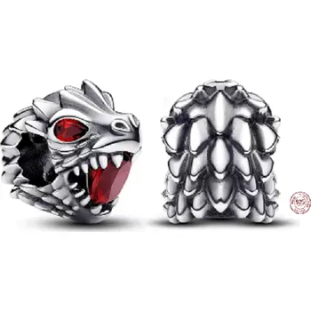 Přívěsek Charm Sterlingové stříbro 925 Hra o trůny Dračí kouzlo, korálek na náramek, film