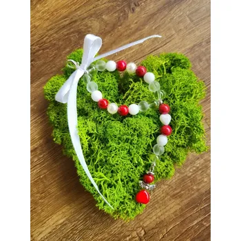 Náramek Michaella náramky Andělský růženec červený