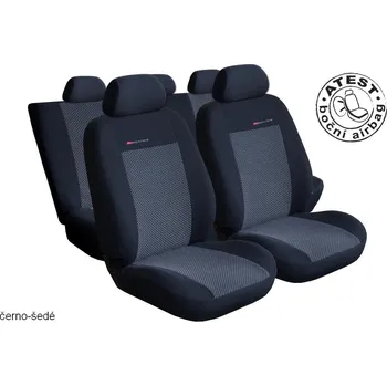 Potah sedadla Autopotahy Škoda Citigo - R-70-integrované-3OP/šedočerná/Bez vyhřívání