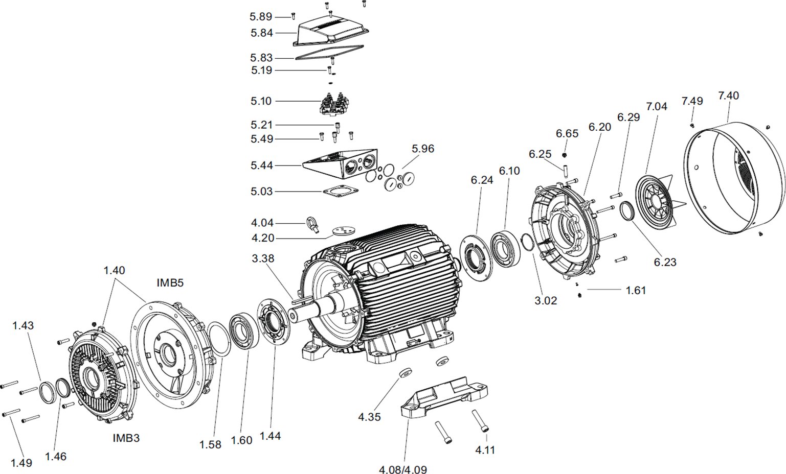 elektromotor - 0,00 kW (P00024)