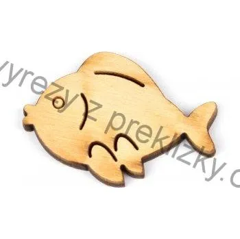 Překližka Výřez z překližky, J29/OP10820, KAPŘÍK, 2,7x4cm, 1ks