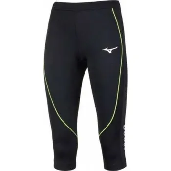 Dámské kraťasy Dámské sportovní legíny Mizuno Premium JPN 3/4 Tight W - Black-Black Velikost: XS