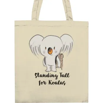 Nákupní taška Nákupní taška unisex s potiskem standing tall for koalas