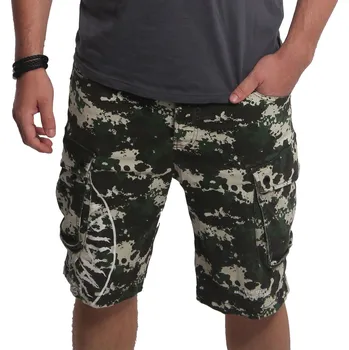 Pánské kraťasy Yakuza Ink. - kraťasy TWEAK 23002 Camouflage Barva: Zelená, Vel: 2XL
