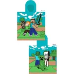 FARO Pončo Minecraft Bavlna - Froté, 50/110 cm