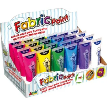 Speciální výtvarná barva Barvy na textil 24x30ml box